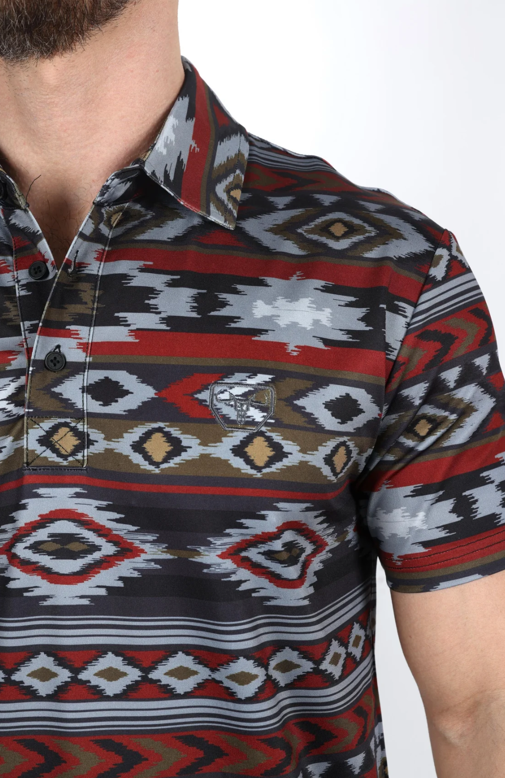Platini | Aztec Print Polo
