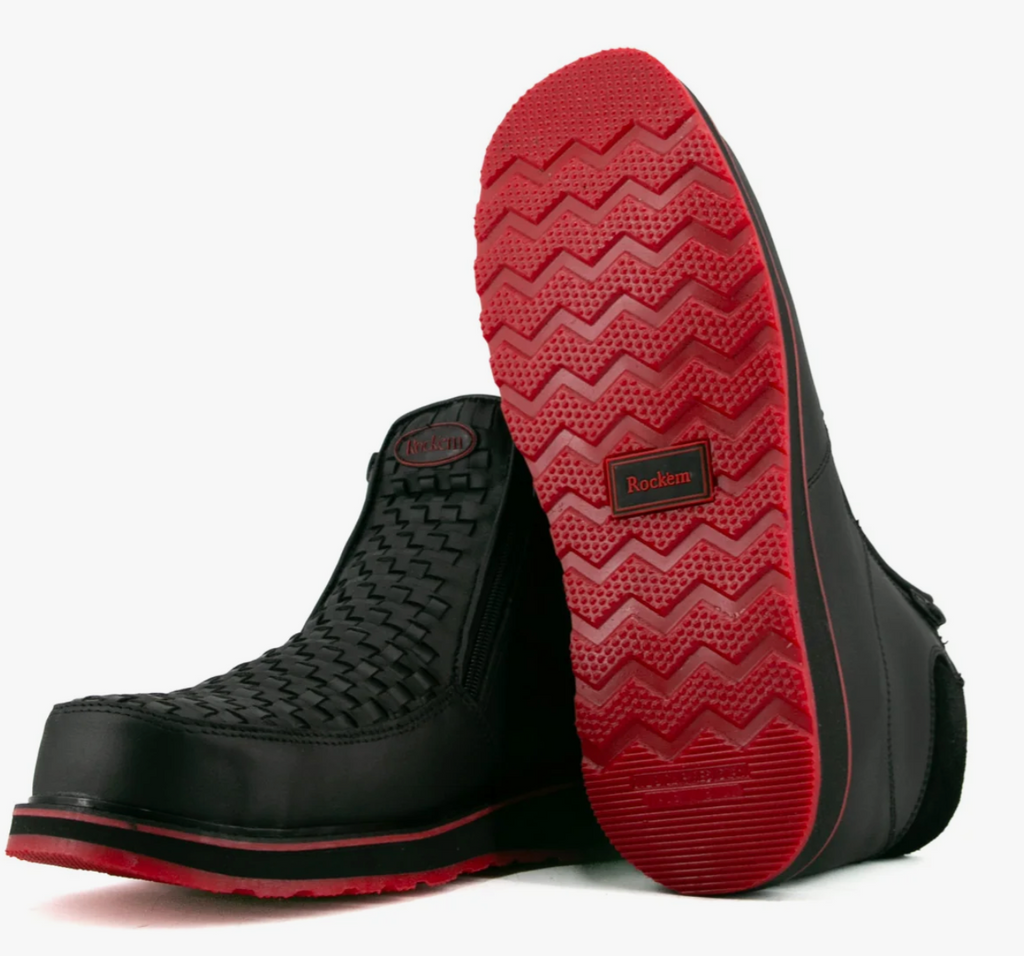 Rock'em Botin suela roja Tejido
