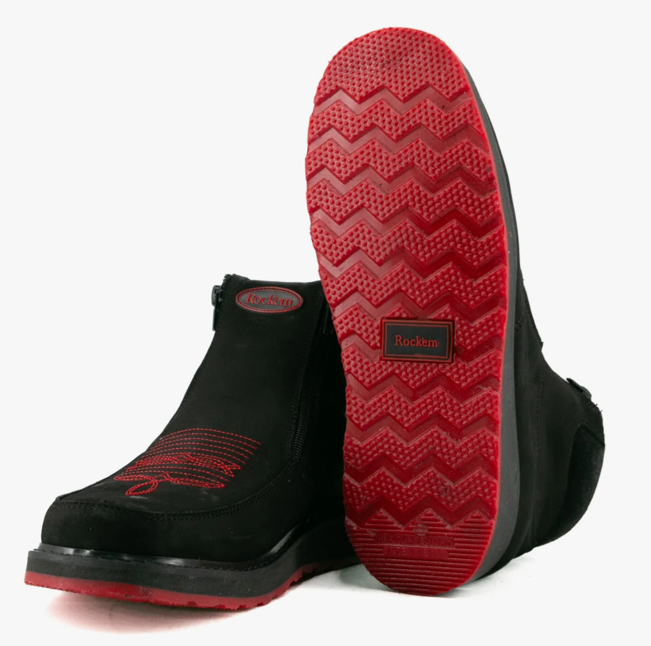 Rock'em botin/tenis suela roja