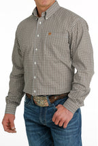 MEN'S CINCH GEOMETRIC PRINT BUTTON-DOWN