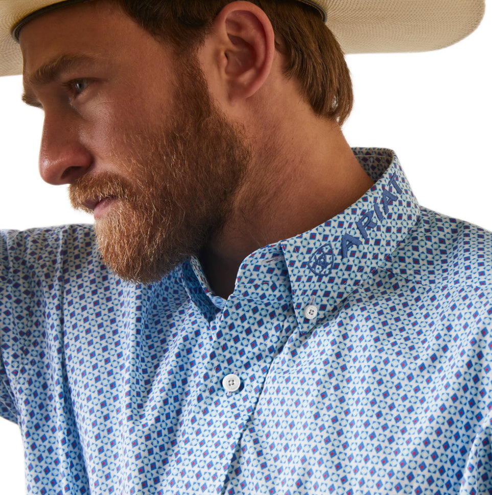 Ariat | Men’s Team Syed Diamond Print Shirt