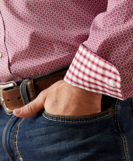 (ARIAT)Camisa clásica Vince sin arrugas