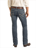 ROCK & ROLL DARK VINTAGE SLIM STRAIGHT JEANS - BM1RD04256