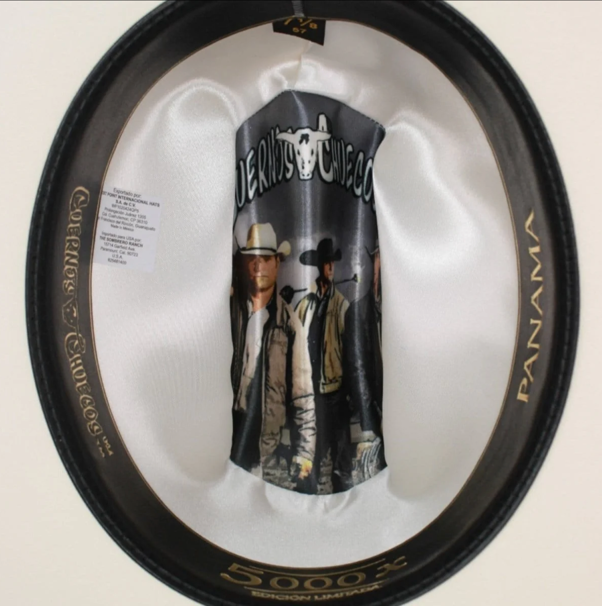 Cuernos Chuecos 5,000X Sombrero Vaquero (Estilo Sinaloa) CC-1103